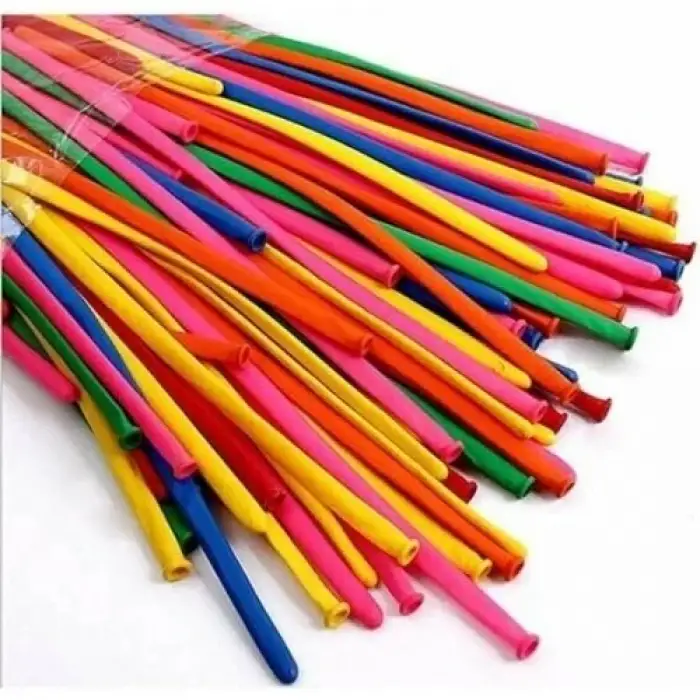 KARIŞIK RENK SOSİS BALONU FY-0320 (PKT-100 LÜ)