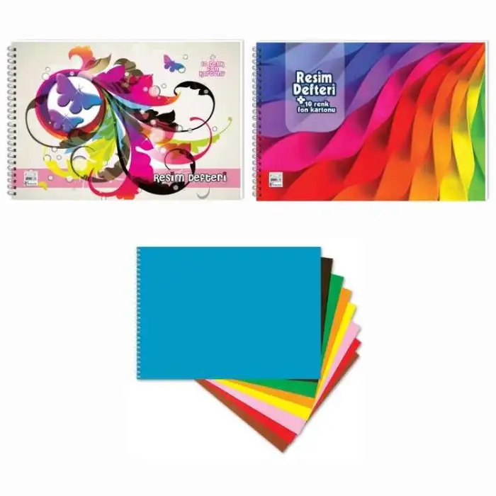 KESKİN RESİM DEFTERİ 25X35 10+10 YP.FON KARTONLU