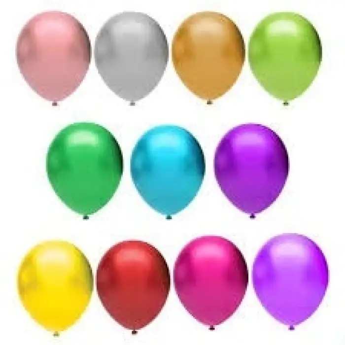 KIDS & KIDS KARIŞIK 10 LU METALİK BALON (PK-10LU)