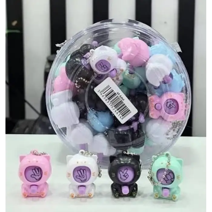 KIDS & KIDS TAŞ-KAĞIT-MAKAS KEDİ ANAHTA.(PKT-60LI)