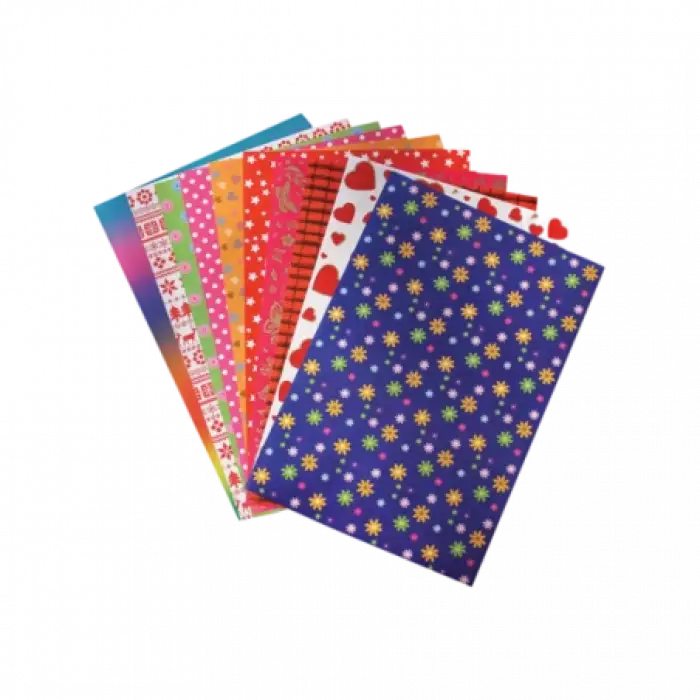 KİKA DESENLİ ELİŞİ KAĞIDI A4 KARIŞIK 10 LU