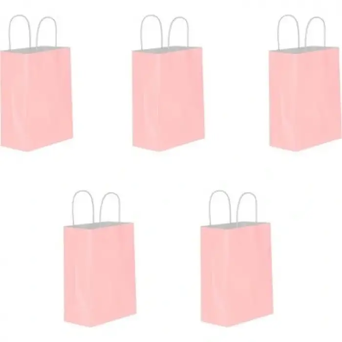 KİKA HEDİYE POŞETİ 18X8X24 PEMBE (PKT-24 LÜ)