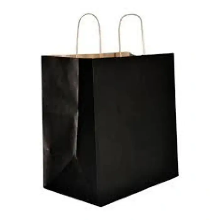 KİKA HEDİYE POŞETİ 25X12X31 SİYAH (PKT-24 LÜ)