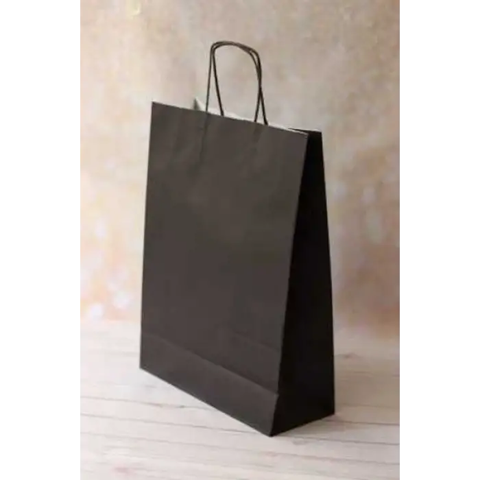 KİKA HEDİYE POŞETİ 45X12X50 SİYAH (PKT-24 LÜ)