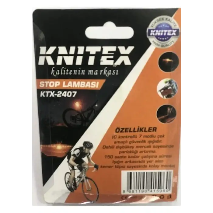 KNITEX BİSİKLET STOP LAMBASI KTX-2407
