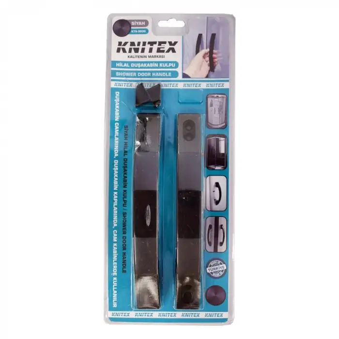 KNITEX DUŞAKABİN KOLU SİYAH KULP 2 Lİ KTX-3030