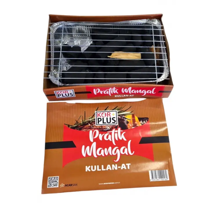 KOR PLUS PRATİK MANGAL KÖMÜRÜ KULLAN AT