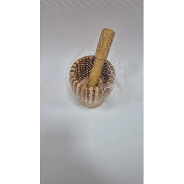 LALE AHŞAP HAVAN 4-O