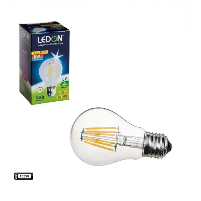 LEDON LED FLAMENT AMPUL LD-2703-6 W