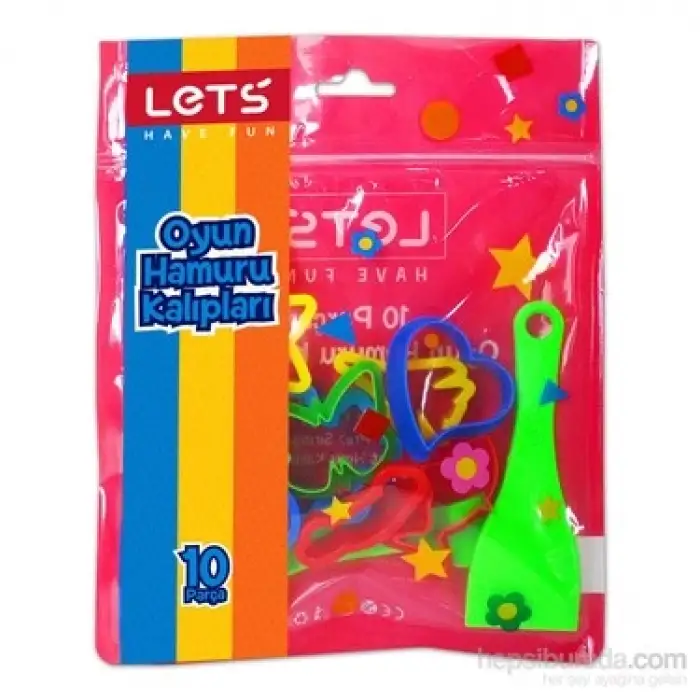 LETS OYUN HAMURU KALIBI 10 PARÇA L-8417