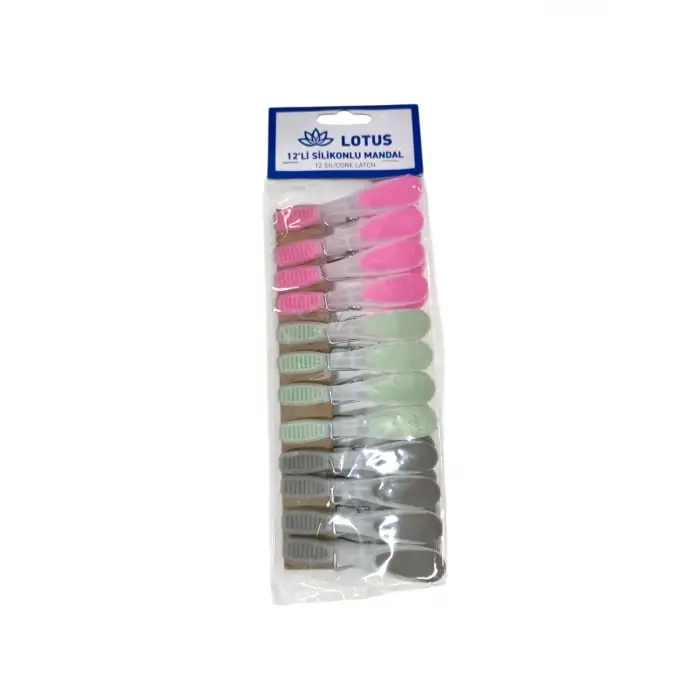 LOTUS SİLİKON MANDAL 12 Lİ LTS-MND13