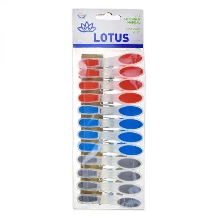 LOTUS SİLİKON MANDAL 12 Lİ LTS-MND16
