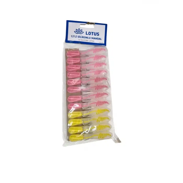 LOTUS SİLİKON MANDAL 12 Lİ LTS-MND18