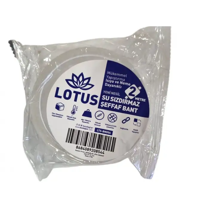 LOTUS SU SIZDIRMAZ ŞEFFAF BANT 2 MT LTS-BND06