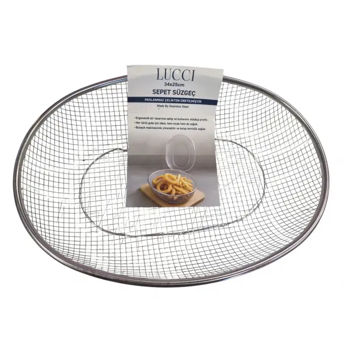 LUCCI SEPET SÜZGEÇ 34X25 CM LCC-SZG520