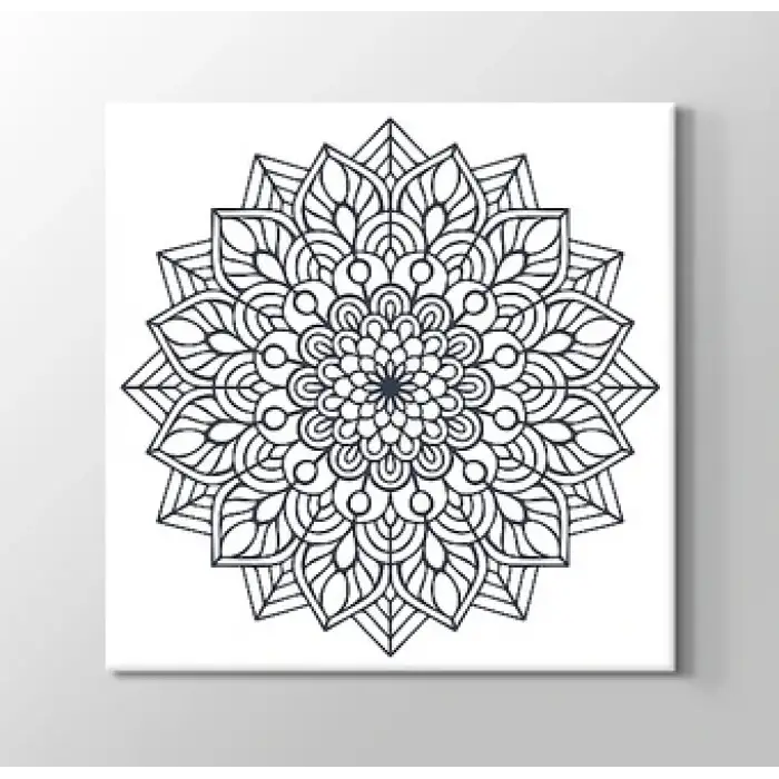 MANDALA ÇİÇEK BOYAMA