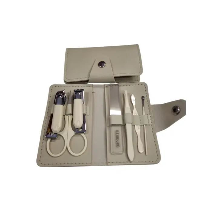 MANİKÜR SETİ ÇANTALI KREM MB-441