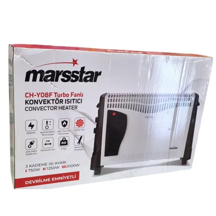 MARSSTAR KONVEKTÖR ISITICI CH-Y08F