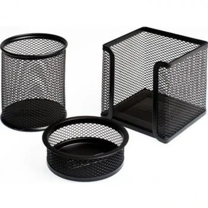 MAS MASA ÜSTÜ SET METAL 3 LÜ SİYAH 9305(PKT-12 Lİ)