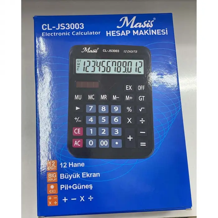 MASİS HESAP MAKİNESİ CL-JS3003