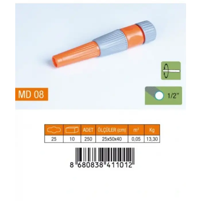 MEDALYAN AYARLI LANS 1/2 MD-08 (PKT-10 LU)