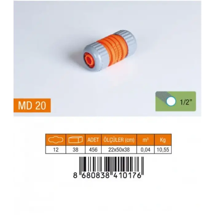 MEDALYAN HORTUM EKİ LÜX 1/2 MD-20