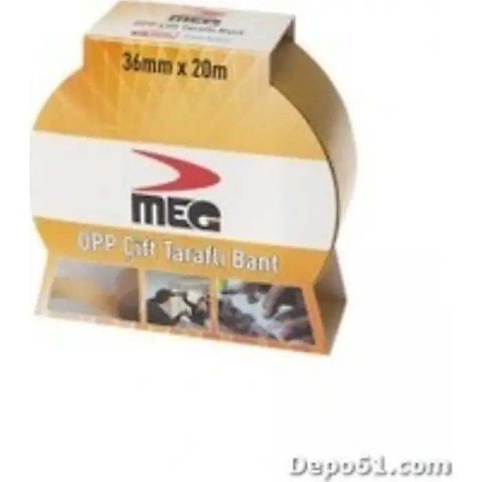 MEG ÇİFT TARAFLI  BANT OPP 36 MM X20 MT