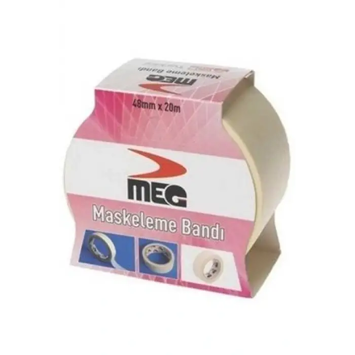 MEG MASKELEME (KAĞIT) BANDI 48X20 MT (PKT-6 LI)