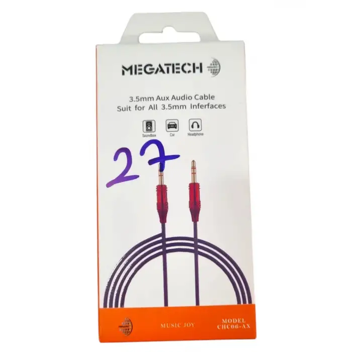MEGATECH AUX KABLO LÜKS 3.5-AUX CHC06-AX