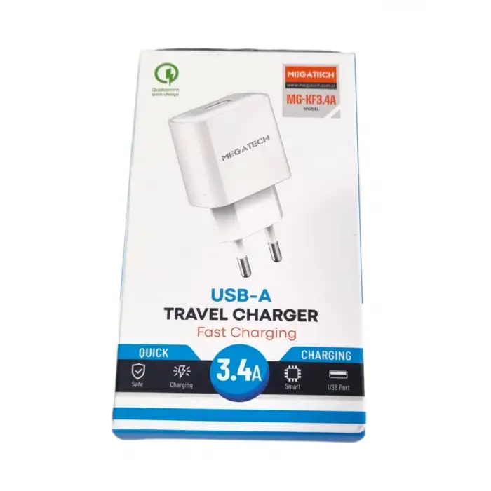 MEGATECH ECO ŞARJ KAFASI(ADAPTÖRÜ) 3,1A 3,4 A