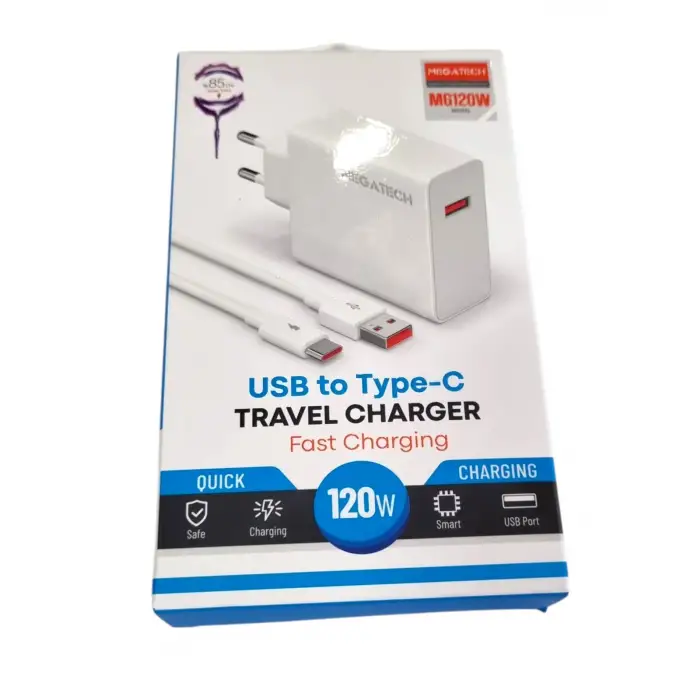 MEGATECH EV ŞARJ SETİ 120W TURBO SANİYELİ MG-120W