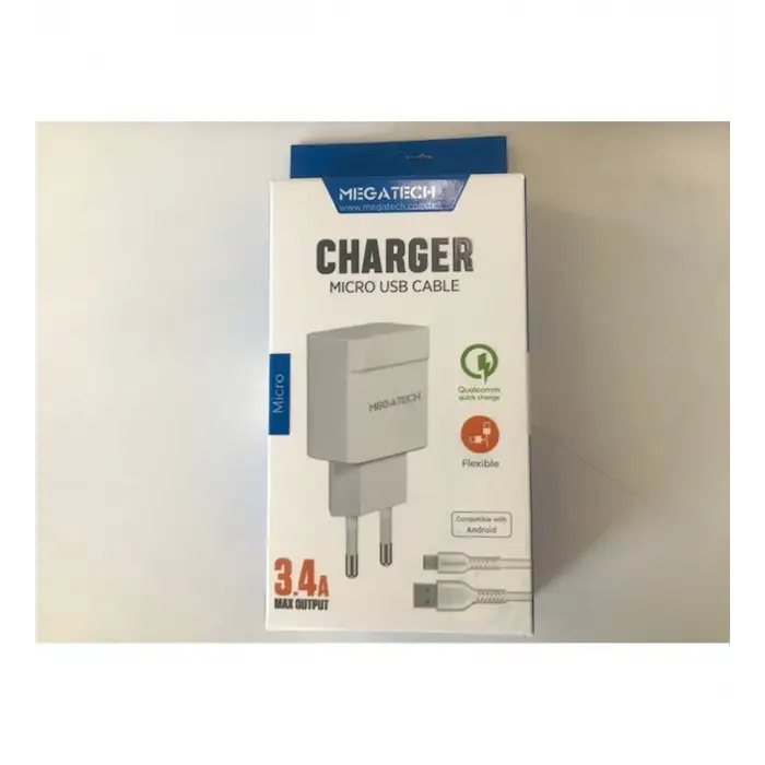MEGATECH EV ŞARJ SETİ 3.4 AMPER MİCRO