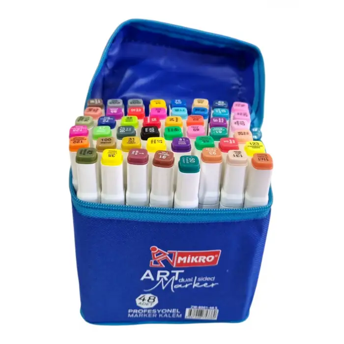 MİKRO ART MARKER KALEM ZW-8001-48 S (PKT-48 Lİ)
