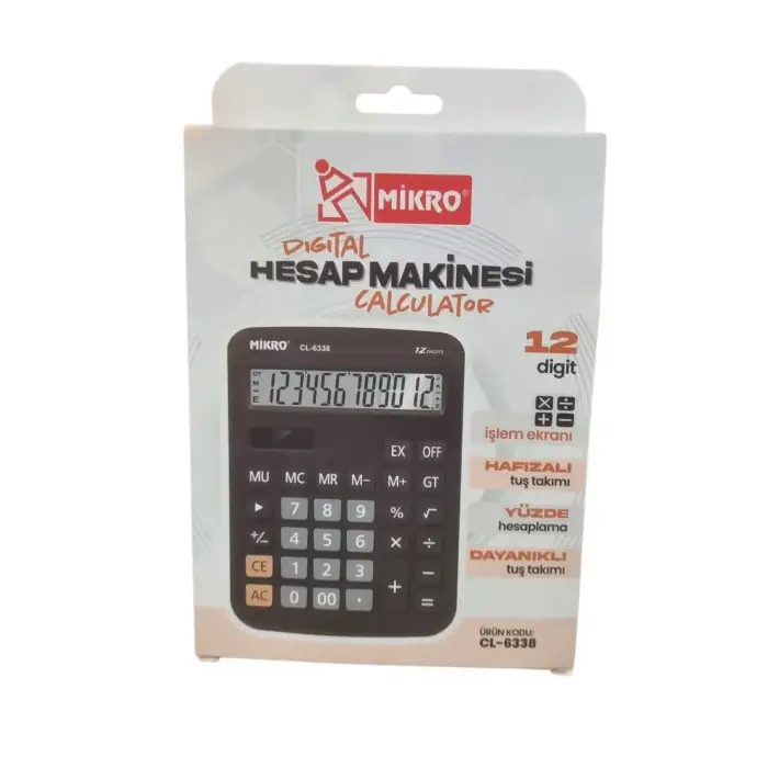 MİKRO HESAP MAKİNESİ CL-6338