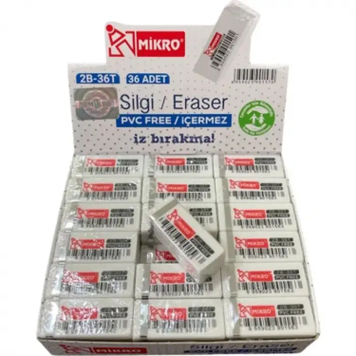 MİKRO KEEP HAP. SÜRGÜLÜ SİLGİ ER-4584 (PKT-36LI)
