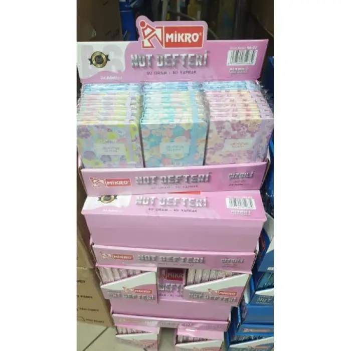 MİKRO NOT DEFTERİ ÇİZGİLİ 80 YP A6-10 (PKT-24 LÜ)