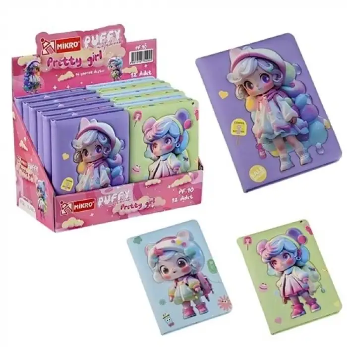 MİKRO NOT DEFTERİ PRETTY GIRL 96 YP PF-10