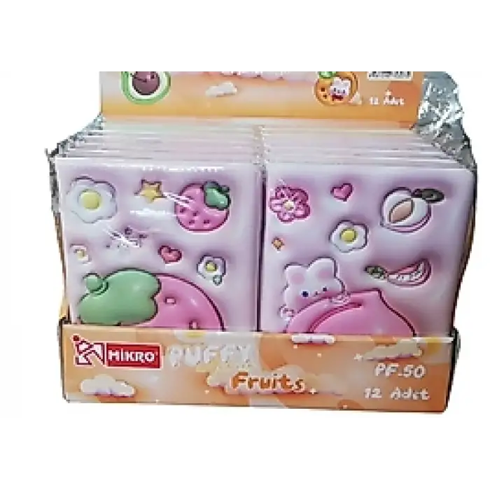MİKRO NOT DEFTERİ PUFFY FRUITS 96 YP PF-50