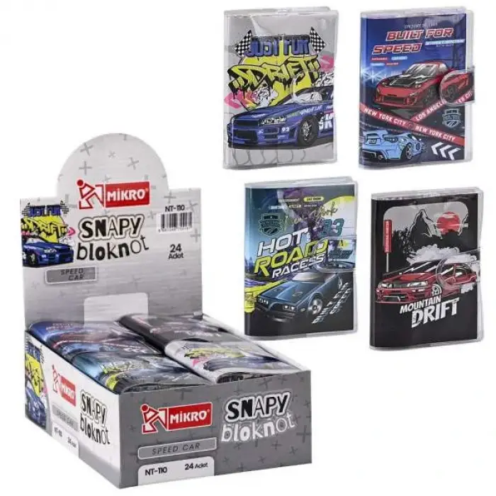 MİKRO NOT DEFTERİ SPEED CARS NT-110 (PKT-24 LÜ)