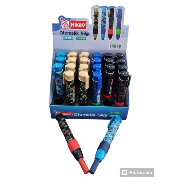 MİKRO OTOMATİK SİLGİ RK-303 (PKT-24 LÜ)
