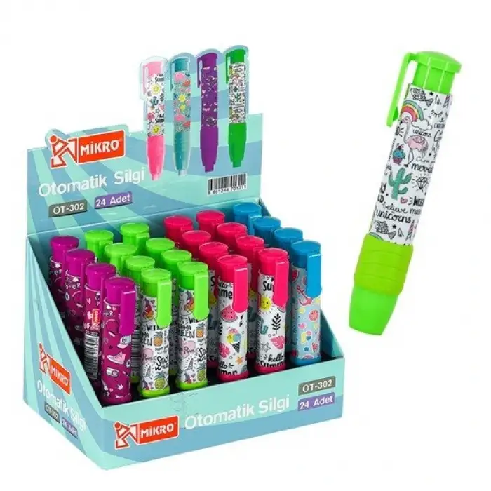 MİKRO SİLGİ OTOMATİK 24 LÜ OT-302
