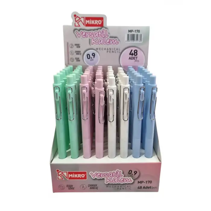 MİKRO VERSATİL KALEM 0.9 MM MP-170 (PKT-48 Lİ)
