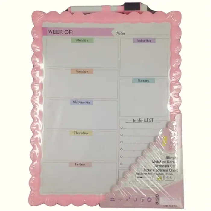 MİKRO YAZI TAHTASI 21,5X28 CM JL-115 (PKT-12 Lİ)