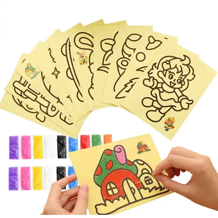 MİSYON KUM ÇALIŞMASI (BOYAMA) A4