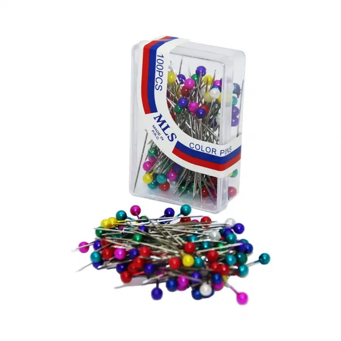 MLS EŞARP İĞNESİ İRİ BAŞ.RENKLİ MLS-926(PKT-20 Lİ)