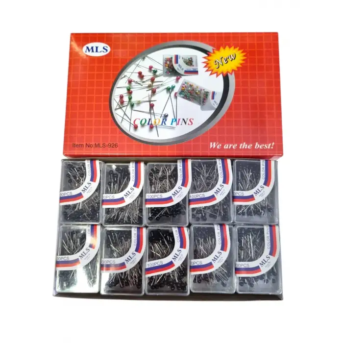 MLS EŞARP İĞNESİ İRİ BAŞ.SİYAH MLS-926 (PKT-20 Lİ)