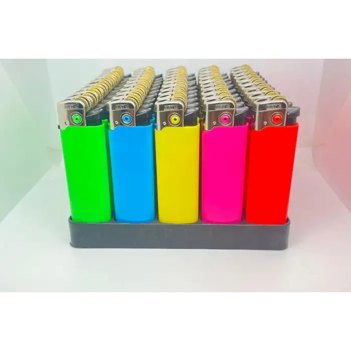 MRY TAŞLI YARI METAL ÇAKMAK MRY-2024 (PKT-50 Lİ)