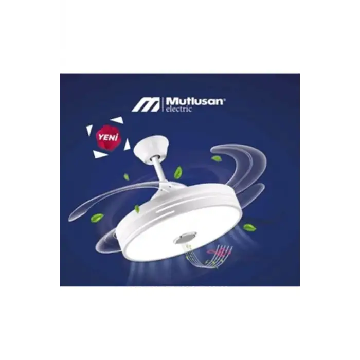 MUTLUSAN AYDINLATMALI TAVAN VANTİLATÖRÜ BLUETOOTH