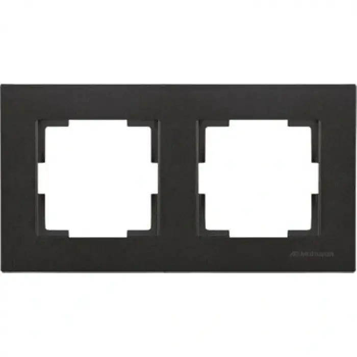 MUTLUSAN RİTA YATAY ÇERÇEVE İKİLİ SİYAH(PKT-10 LU)