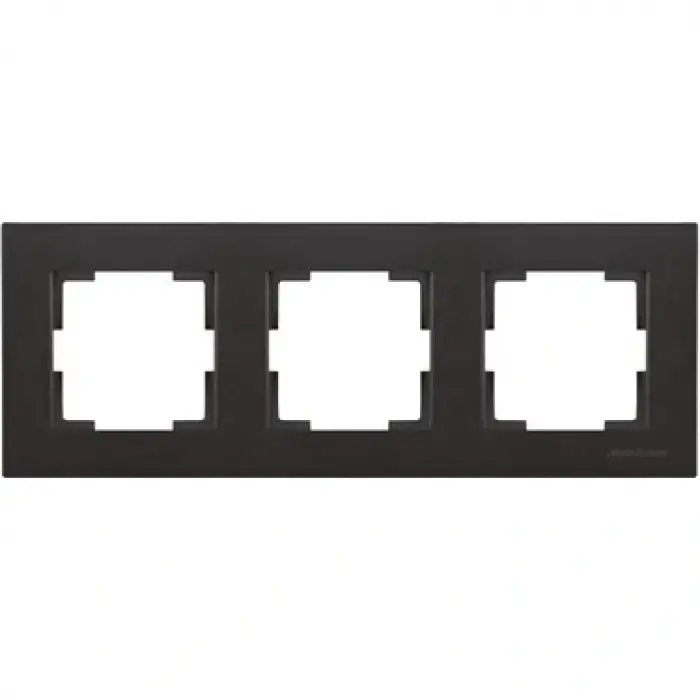 MUTLUSAN RİTA YATAY ÇERÇEVE ÜÇLÜ SİYAH (PKT-10 LU)